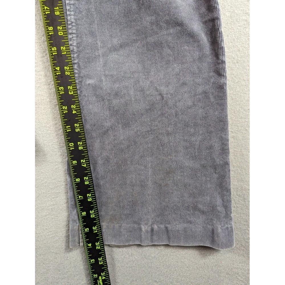 J. Crew Favorite Fit Jeans Womens Sz 4 Corduroy Gray Wide Leg Flared Stretch Y2K - Picture 10 of 14